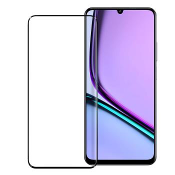 Xmart for realme C61 超透滿版 2.5D 鋼化玻璃貼-黑