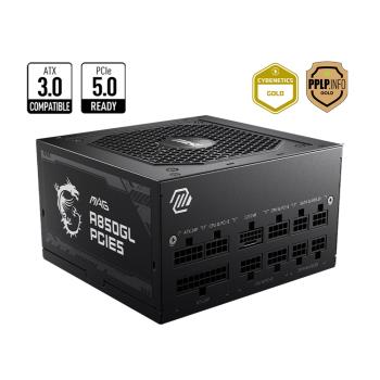 【MSI 微星】MAG A850GL PCIE5 80+金牌全模電源｜高效能穩定｜電競必選