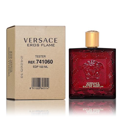 Versace 凡賽斯 Eros Flame 愛神火焰男性淡香精 100ML TESTER 環保包裝