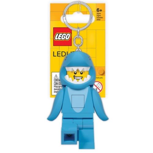 【LEGO 樂高】#LGL-KE155H 鯊魚人LED手電筒鑰匙圈