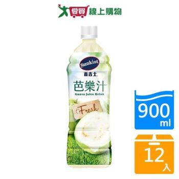 SUNKIST芭樂果汁飲料900mlx12入/箱【愛買】