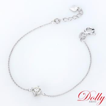 Dolly 18K金 天然鑽石 0.50克拉完美車工鑽石手鍊