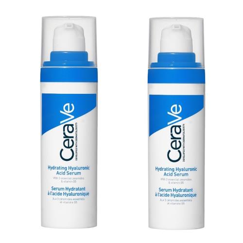 (2入組)CeraVe適樂膚 全效水光B5玻尿酸修護精華30ml