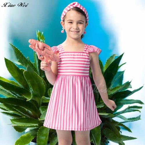 【SAIN SOU 聖手牌】 台灣製女童/中大童連身裙泳裝 NO.A8820098