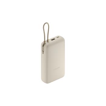 小米 Xiaomi 自帶線行動電源 20000 33W 淺咖色