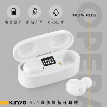 KINYO 5.1真無線藍牙耳機(BTE-3900)