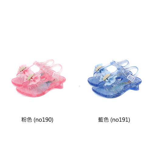 冰雪奇緣 Frozen 果凍涼鞋 低跟 中童 童鞋 FOKT415