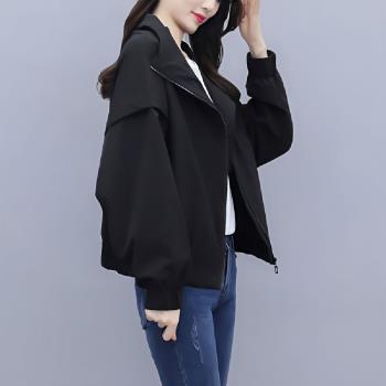 【LANNI 藍尼】★帥氣翻領拉鍊夾克外套(上衣/女裝/夾克/外套/休閒/百搭)