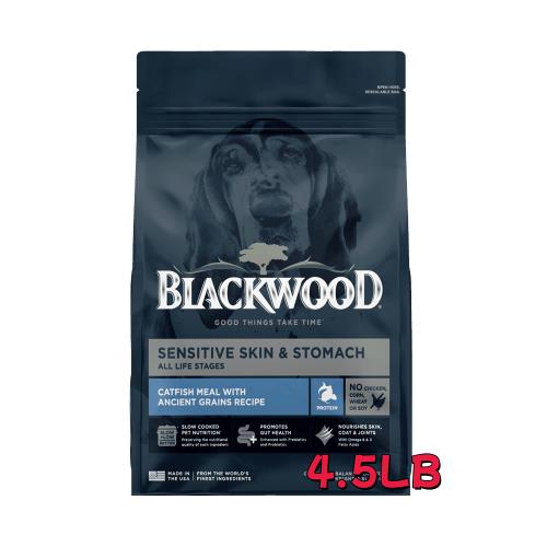 Blackwood 柏萊富-功能性-滋補養生配方(鯰魚+珍珠麥)-4.5磅_(狗飼料) 效期：20260320