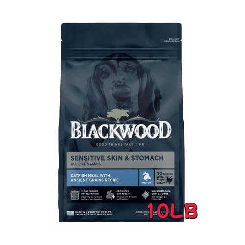 Blackwood 柏萊富-功能性-滋補養生配方(鯰魚 珍珠麥)-10磅_(狗飼料)  效期：20260416