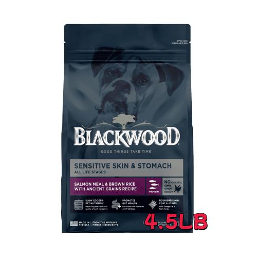 Blackwood 柏萊富-功能性-腸胃保健配方(鮭魚 糙米)-4.5磅_(狗飼料) 效期：20260616