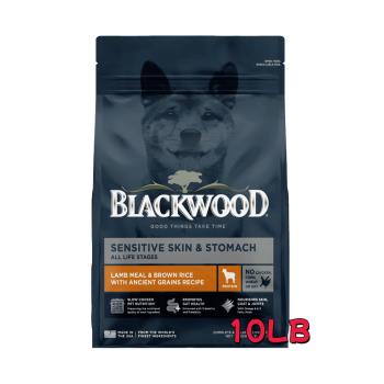 Blackwood 柏萊富-功能性-護膚亮毛配方(羊肉+糙米)-10磅 (狗飼料)