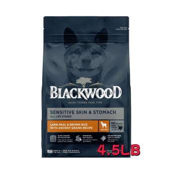 Blackwood 柏萊富-功能性-護膚亮毛配方(羊肉+糙米)-4.5磅 (狗飼料)