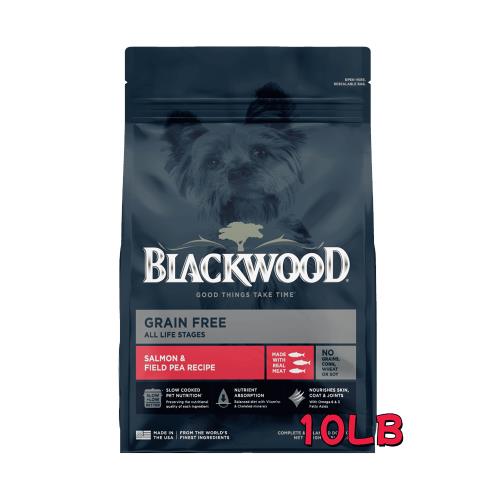 Blackwood 柏萊富-極鮮無穀-低敏挑嘴配方(鮭魚 豌豆)-10磅_(狗飼料) 效期：20260609
