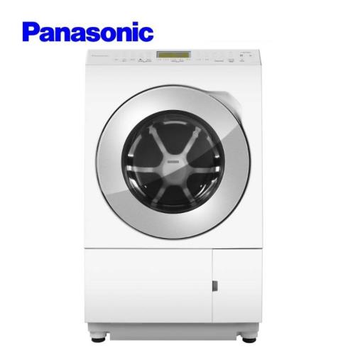 Panasonic國際牌 NA-LX128BR (右開) 12KG 日本製洗脫烘滾筒洗衣機 晶燦白
