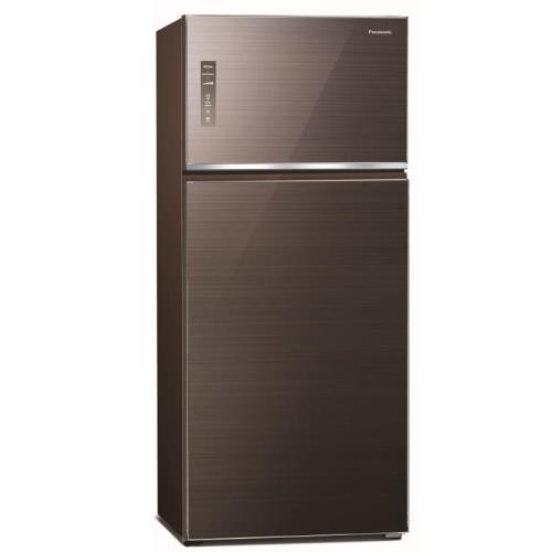 Panasonic國際牌 NR-B582TG-T 580公升雙門玻璃電冰箱 曜石棕