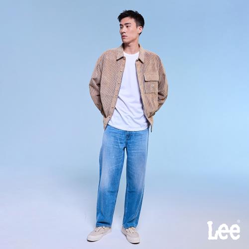Lee 男款 601 貓鬚 中腰牛仔寬褲 牛仔褲 10.5oz | Modern