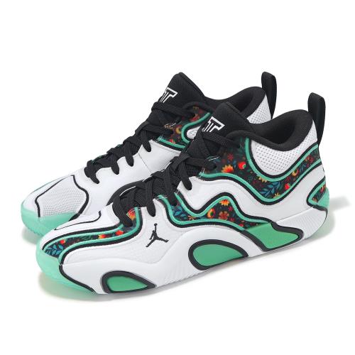 Nike 籃球鞋 Jordan Tatum 3 PF 男鞋 白 綠 Welcome to the Garden FZ6601-103