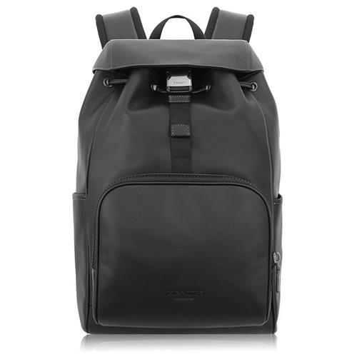 COACH 小牛皮 / 超大款 / 後背包_黑色