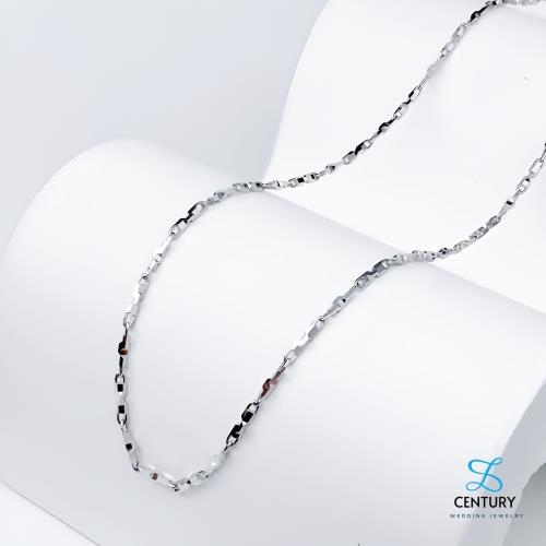 【世紀白金】Pt950鉑金（白金）白金精品刻花項鍊 日常好搭配