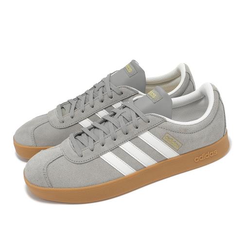 adidas 休閒鞋 VL Court 2.0 男鞋 女鞋 水泥灰 麂皮 復古 情侶鞋 愛迪達 JH5078