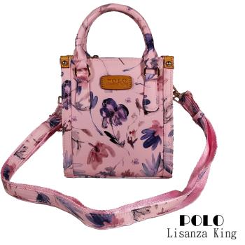 包【Lisanza King POLO】輕量尼龍富貴花手提兩用包