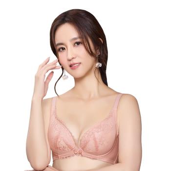 【Swear 思薇爾】S小心機系列B-D罩調整型涼感蕾絲集中包覆塑身女內衣(卡羅粉)