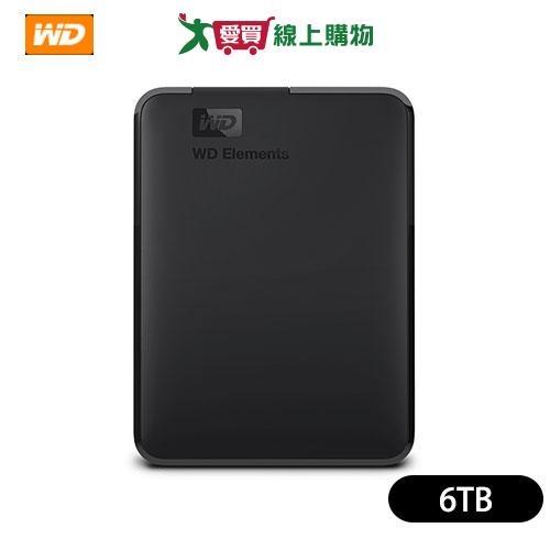WD Elements 6TB 2.5吋行動硬碟 WDBHJS0060BBK-WESN【愛買】