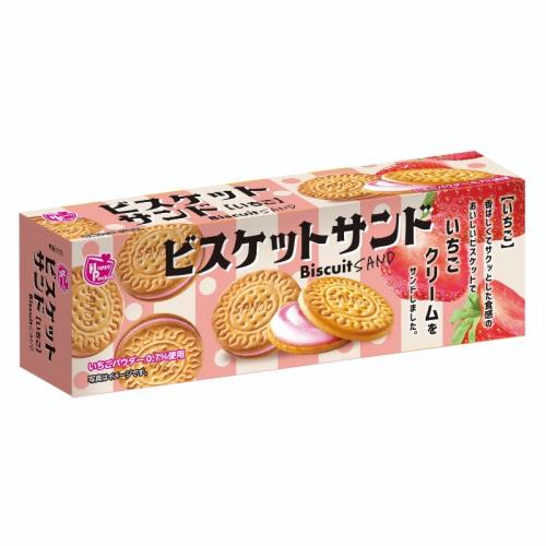 【HAPPY POCKET】香甜草莓夾心餅乾 (6入x10盒)