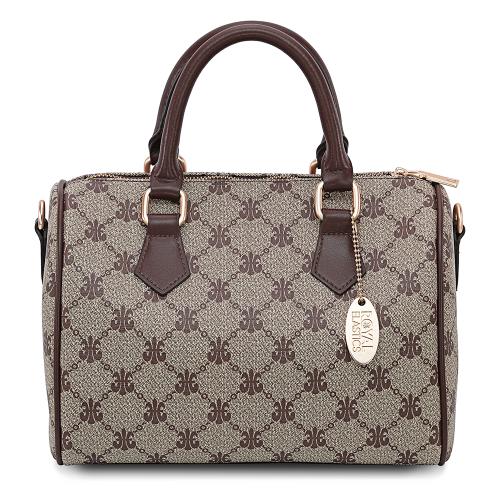 ROYAL ELASTICS皇家牛皮精品LOGO波士頓包-TV館