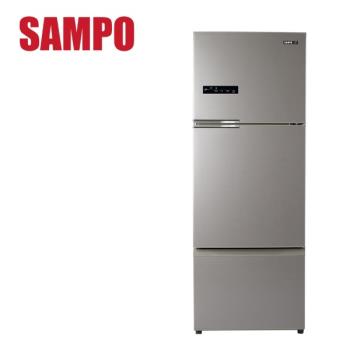 (預購)SAMPO 聲寶 475L三門一級能變頻冰箱SR-C48DV -含基本安裝+舊機回收