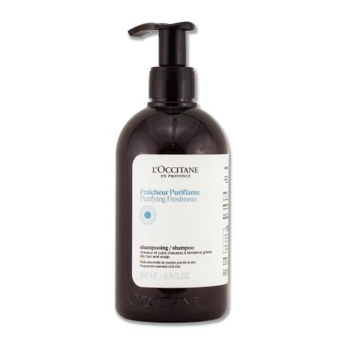 【L’OCCITANE 歐舒丹】草本淨涼洗髮乳 500ml-新包裝（百貨公司貨）