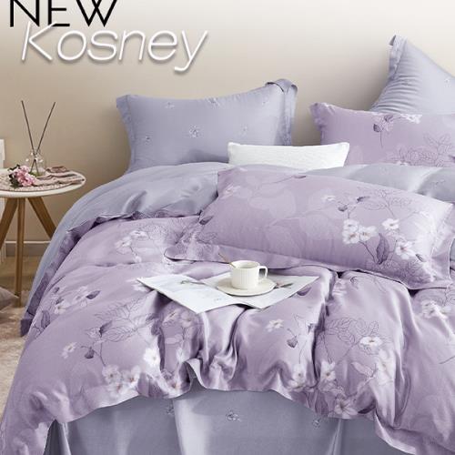 KOSNEY  浣花溪  特大100%天絲TENCEL四件式兩用被床包組