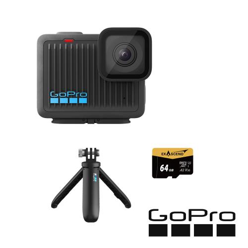 【GoPro】HERO 便攜輕量套組 (HERO單機+Shorty迷你延長桿腳架+64G記憶卡) 正成公司貨