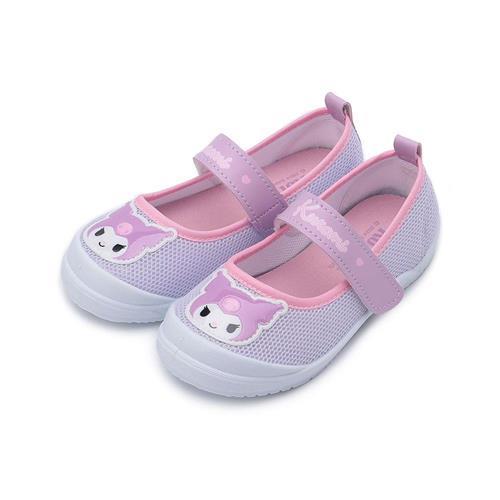 酷洛米 魔鬼氈輕便休閒鞋 紫 中童鞋 鞋全家福