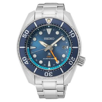 【SEIKO 精工】SFK001J1 Sumo太陽能 GMT 藍寶石鏡面 潛水男錶 5K65-0AA0B 45mm