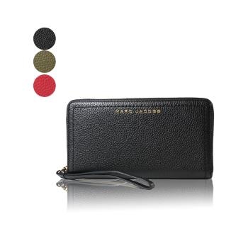 MARC JACOBS 荔枝紋手掛式拉鍊長夾-(新款任選)