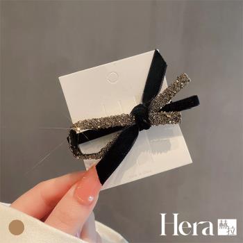 【HERA赫拉】小香風水鑽交叉蝴蝶結髮夾 H113101406