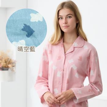 Rosemaid 羅絲美 - 精靈剪影長袖褲裝睡衣 -花蜜粉/晴空藍【R4341】