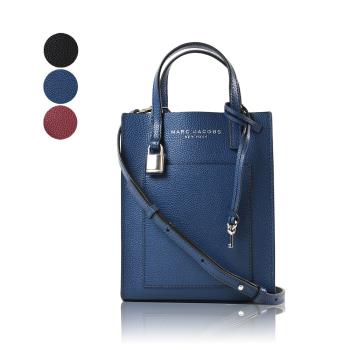 MARC JACOBS 荔枝紋手提/斜背二用鎖頭包/迷你款-(新款任選)