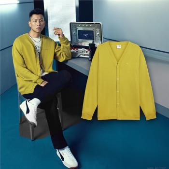 Puma 針織外套 Classics Artisanal Cardigan 男款 芥末黃 寬鬆 E.SO 瘦子 62996721