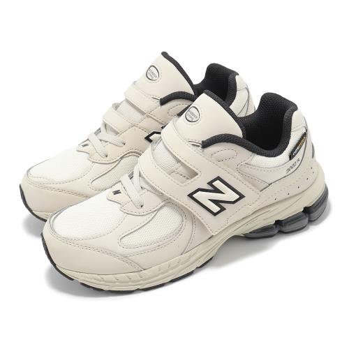 New Balance 休閒鞋 2002R 中童 寬楦 灰狼 黑 小朋友 緩衝 魔鬼氈 復古 童鞋 NB PV2002PM-W