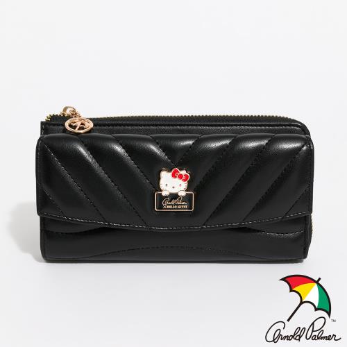 Hello Kitty - Arnold Palmer - L拉長夾  Melody系列 - 黑色