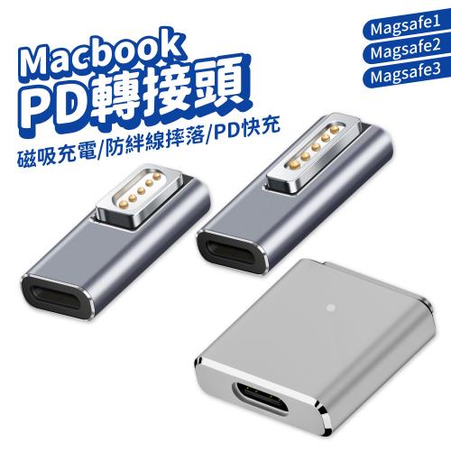 PD誘騙轉接頭 MAC PD轉接頭 磁吸充電 Type-C 3.0轉MAC 1代/2代