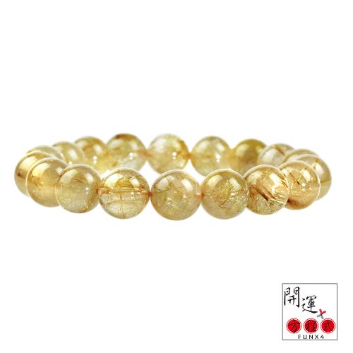 開運方程式-頂級天王鈦晶手珠12mm(強大自身財運)