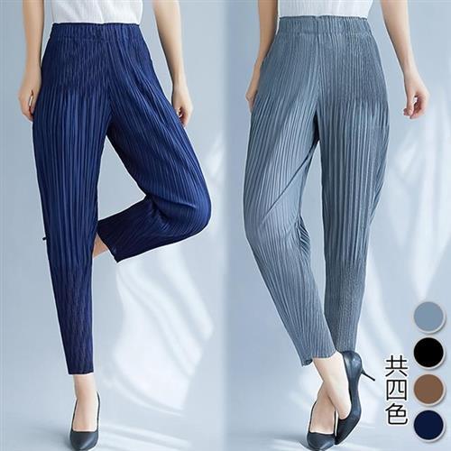 【KEITH-WILL歐風】正韓保暖英倫三宅褶皺褲(褶皺/設計/秋裝/新品)