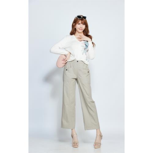 蘭陵貴婦精品顯瘦寬褲