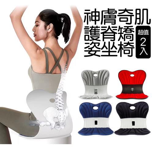 神膚奇肌 2入-美體矯姿護脊靠背椅加大加厚 