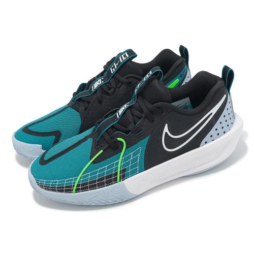 Nike 籃球鞋 G.T. Cut 3 GS 大童 女鞋 藍綠 黑 緩衝 運動鞋 FD7033-003