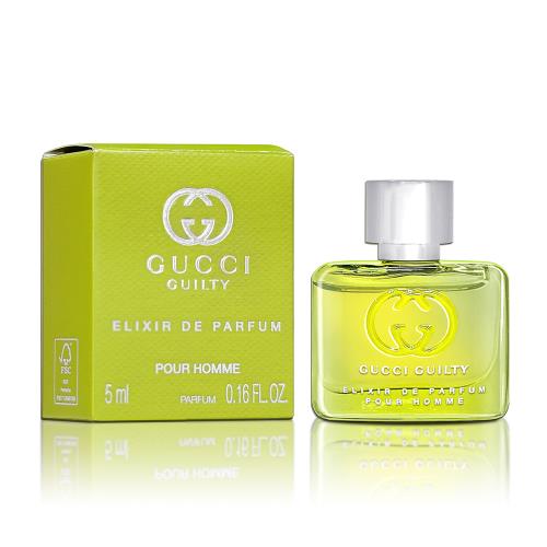 GUCCI GUILTY ELIXIR DE PARFUM 罪愛男性香精5ML 沾式小香|GUCCI